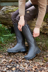 Parforce - Gummistøvler med lynlås og neoprenforing