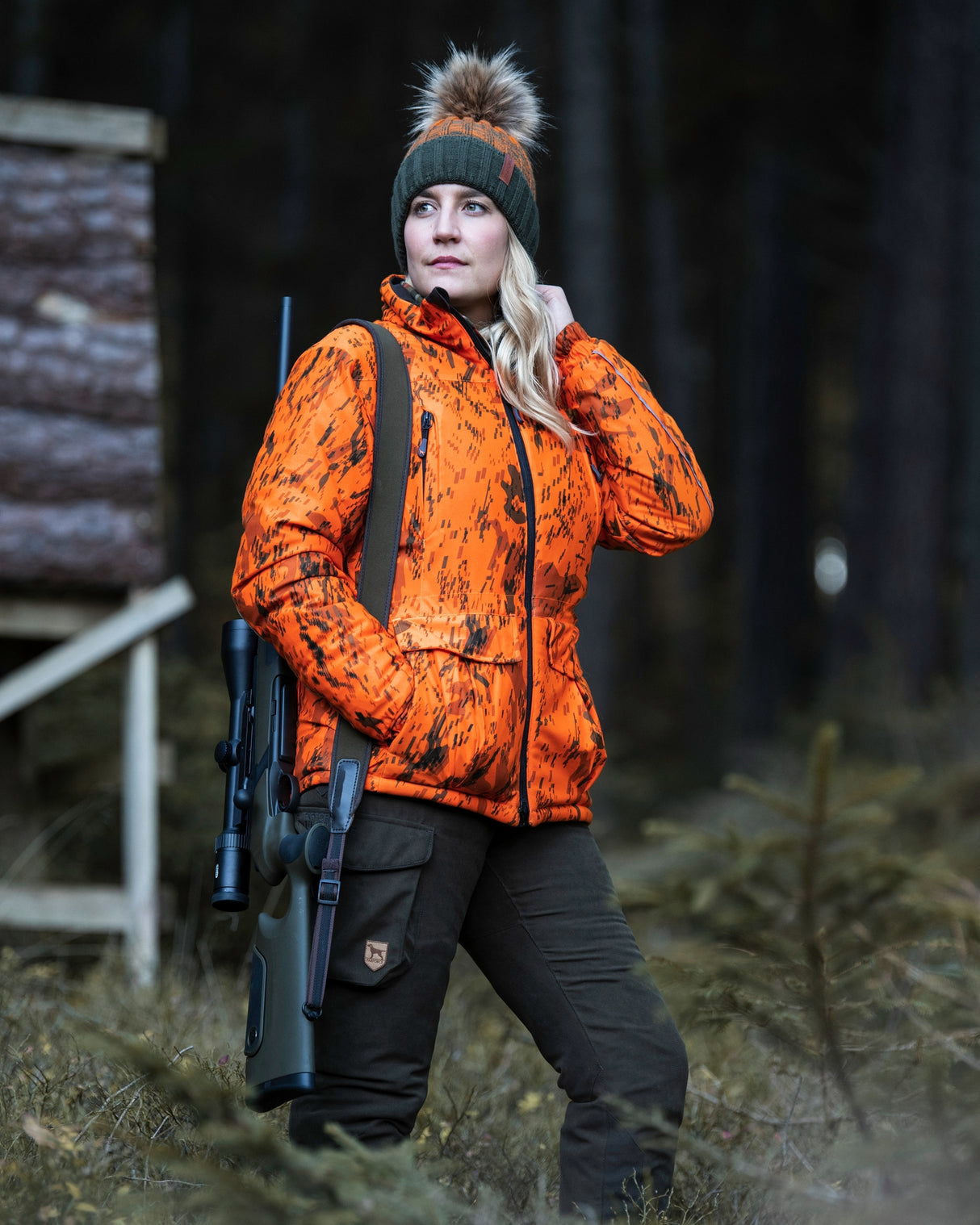 Parforce - Vinterjaktbyxor för damer Ultimate® Huntex take-off bib