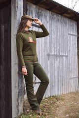 Parforce Traditional Hunting - Dametrøje med fasanmotiv