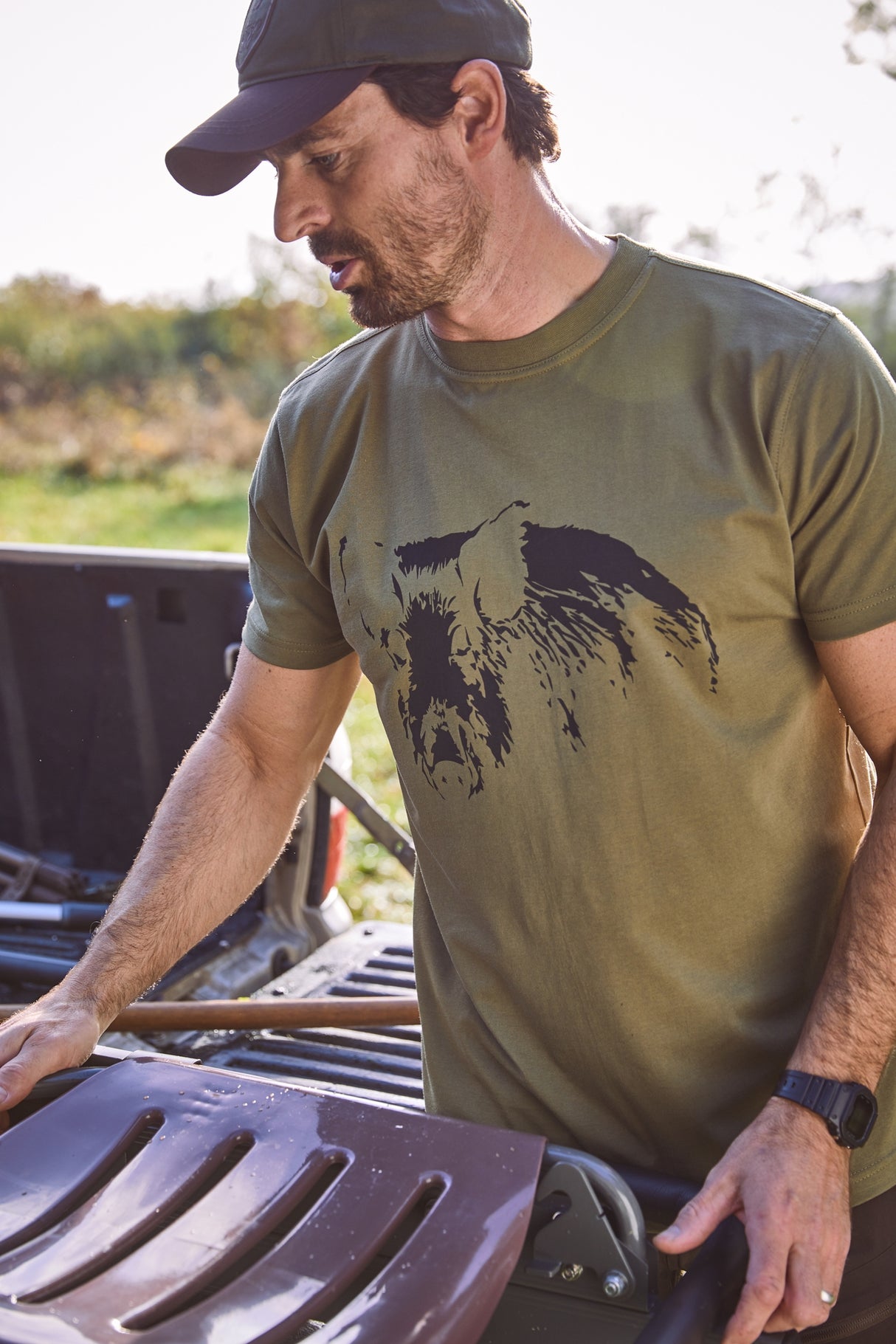 Parforce - T-shirt med vildsvinsmotiv