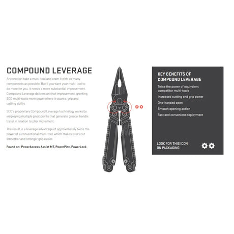 SOG Knives - PowerPint Multi-Tool // Sort-13-XtraGrej