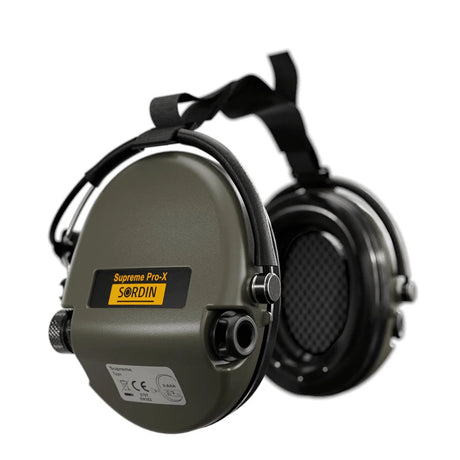 Sordin - Supreme Pro X Neckband Høreværn // Olivengrøn-4-XtraGrej