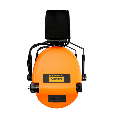 Sordin - Supreme Pro-X Slim Elektronisk Høreværn 82 dB Orange-3-XtraGrej