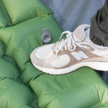 Sunny Hiker - Comfort Liggeunderlag m. Fodpumpe // Grøn-17-XtraGrej