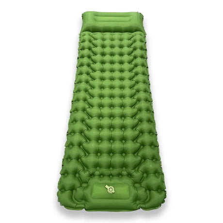 Sunny Hiker - Comfort Liggeunderlag m. Fodpumpe // Grøn-2-XtraGrej
