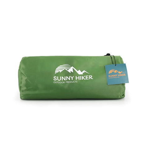 Sunny Hiker - Comfort Liggeunderlag m. Fodpumpe // Grøn-24-XtraGrej
