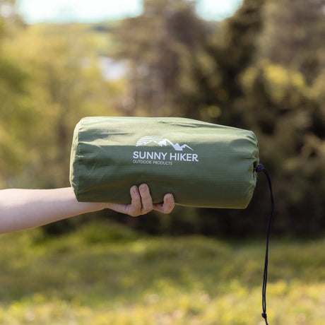 Sunny Hiker - Comfort Liggeunderlag m. Fodpumpe // Grøn-9-XtraGrej