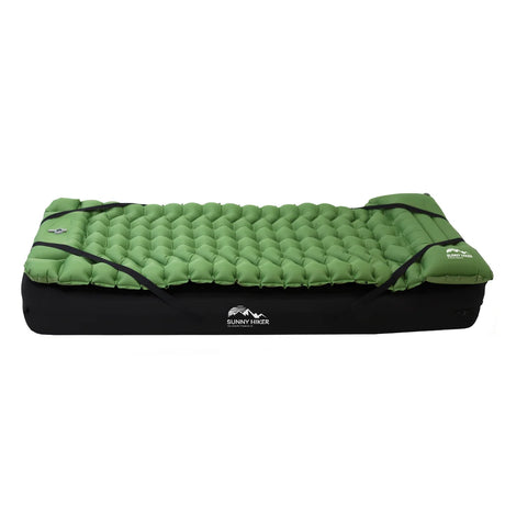 Sunny Hiker - Deluxe Oppustelig Camping Seng // Sort-7-XtraGrej