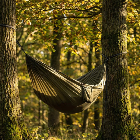 Sunny Hiker - Suspender Dobbelt Hængekøje // Olivengrøn-2-XtraGrej