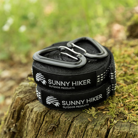 Sunny Hiker - Suspender Dobbelt Hængekøje // Olivengrøn-4-XtraGrej