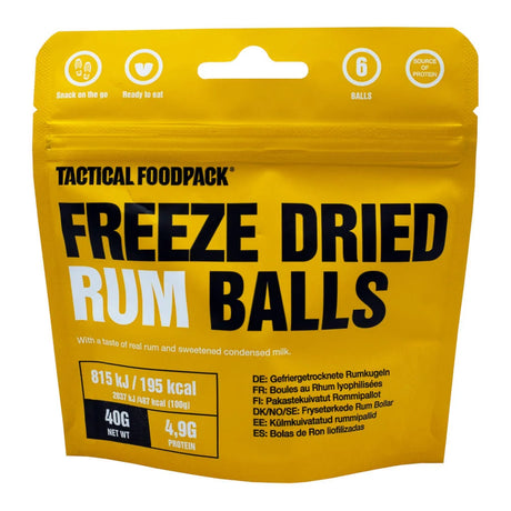 Tactical Foodpack - Frysetørrede Romkugler, 195 kcal-2-XtraGrej