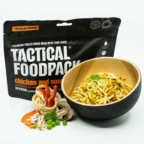 Tactical Foodpack - Kylling og Nudler, 514kcal-2-XtraGrej