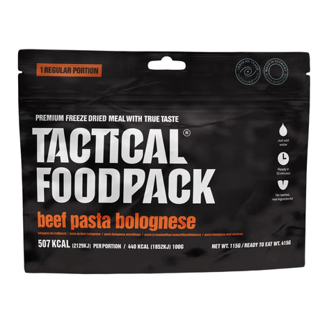 Tactical Foodpack - Oksekøds Pasta Bolognese, 507 Kcal-2-XtraGrej