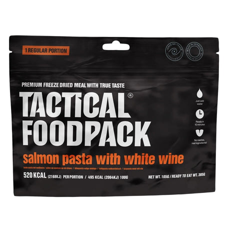 Tactical Foodpack - Pasta Med Laks i Hvidvinssauce, 520 Kcal-2-XtraGrej