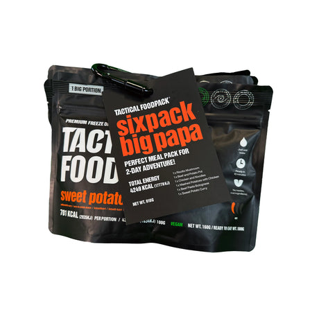 Tactical Foodpack - Sixpack Big Papa Feltration, 6 måltider, 4.249 Kcal-1-XtraGrej