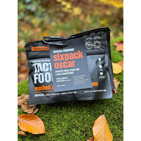 Tactical Foodpack - Sixpack Oscar Feltration, 6 måltider, 2.910 Kcal-3-XtraGrej