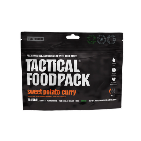 Tactical Foodpack - Sødkartoffel i Karry - Stor Portion, 701 kcal-1-XtraGrej
