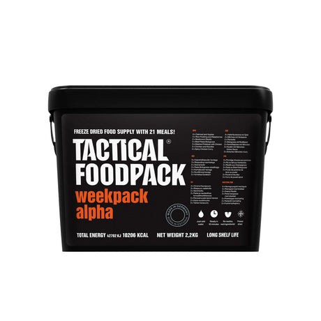 Tactical Foodpack - Weekpack Alpha Feltration, 21 måltider, 10.206 Kcal-1-XtraGrej