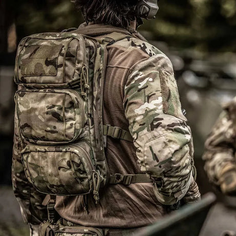 Tasmanian Tiger - Modular Chest Rig Rygsæk 20L // Coyote Brown-12-XtraGrej