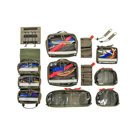 Tasmanian Tiger - Modular Medic Insert Transparent Pouches 30VL // Olivengrøn-1-XtraGrej