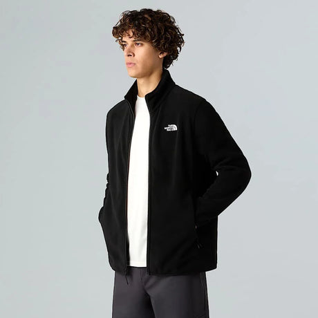 The North Face - Glacier Full zip Fleece Jakke // Sort-3-XtraGrej