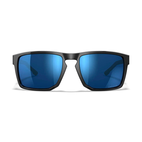 Wiley X - APEX Captivate Solbriller // Pol Blue Mirror - Gloss Black Frame-3-XtraGrej