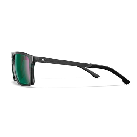 Wiley X - AXE Captivate Solbriller // Pol Green Mirror - Gloss Crystal Grey Frame-3-XtraGrej
