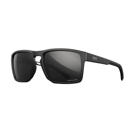 Wiley X - FOUNDER Captivate Solbriller // Pol Black Mirror - Matte Black Frame-1-XtraGrej