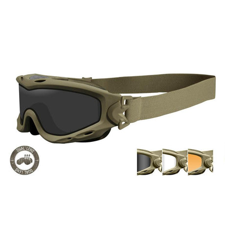 Wiley X - SPEAR Dual Goggles Briller - 3 Linser-2-XtraGrej