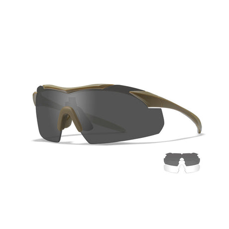 Wiley X - VAPOR 2.5 Tan Frame Solbrille // 2 Linser-1-XtraGrej