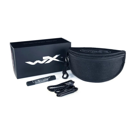 Wiley X - VAPOR COMM 2.5 Ballistiske Briller // Sort Stel - 3 Linser Grå/Klar/Orange-2-XtraGrej
